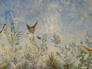 Fresco detail by Lisa Moon, Paper Moon Painting
