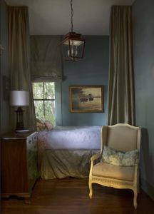 Blue bedroom painted in Sherwin Williams SW 6214 Underseas, Paper Moon Painting company, San Antonio