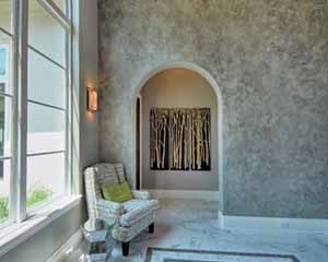 Venetian plaster, lime plaster in San Antonio by Paper Moon Painting