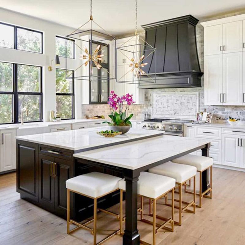 painted-kitchen-cabinets-in-sherwin-williams-pure-white-black-island-and-range-hood-in-benjamin-moore-onyx-cabinet-painters