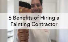 6 Benefits of Hiring a Professional Painting Contractor, Austin TX, Paper Moon painter Brian with brush