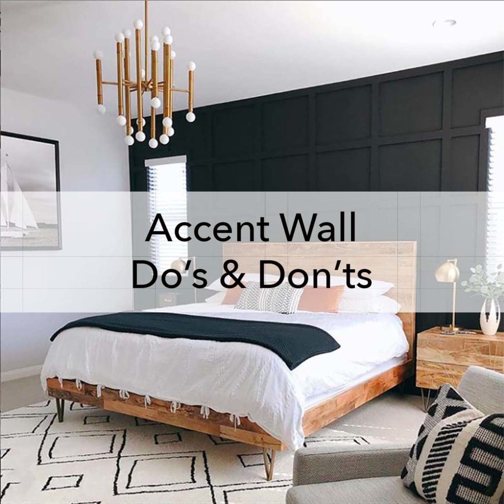 Accent wall do's and don'ts, design advice on how to paint, Paper Moon Painting blog