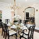 Dining room wallpaper installation pricing guide, Paper Moon Painting, Alamo Heights wallpaper installer