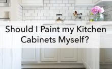 Should I paint my kitchen cabinets mself, blog title