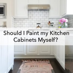 Should I Paint my Kitchen Cabinets Myself? - Paper Moon Painting