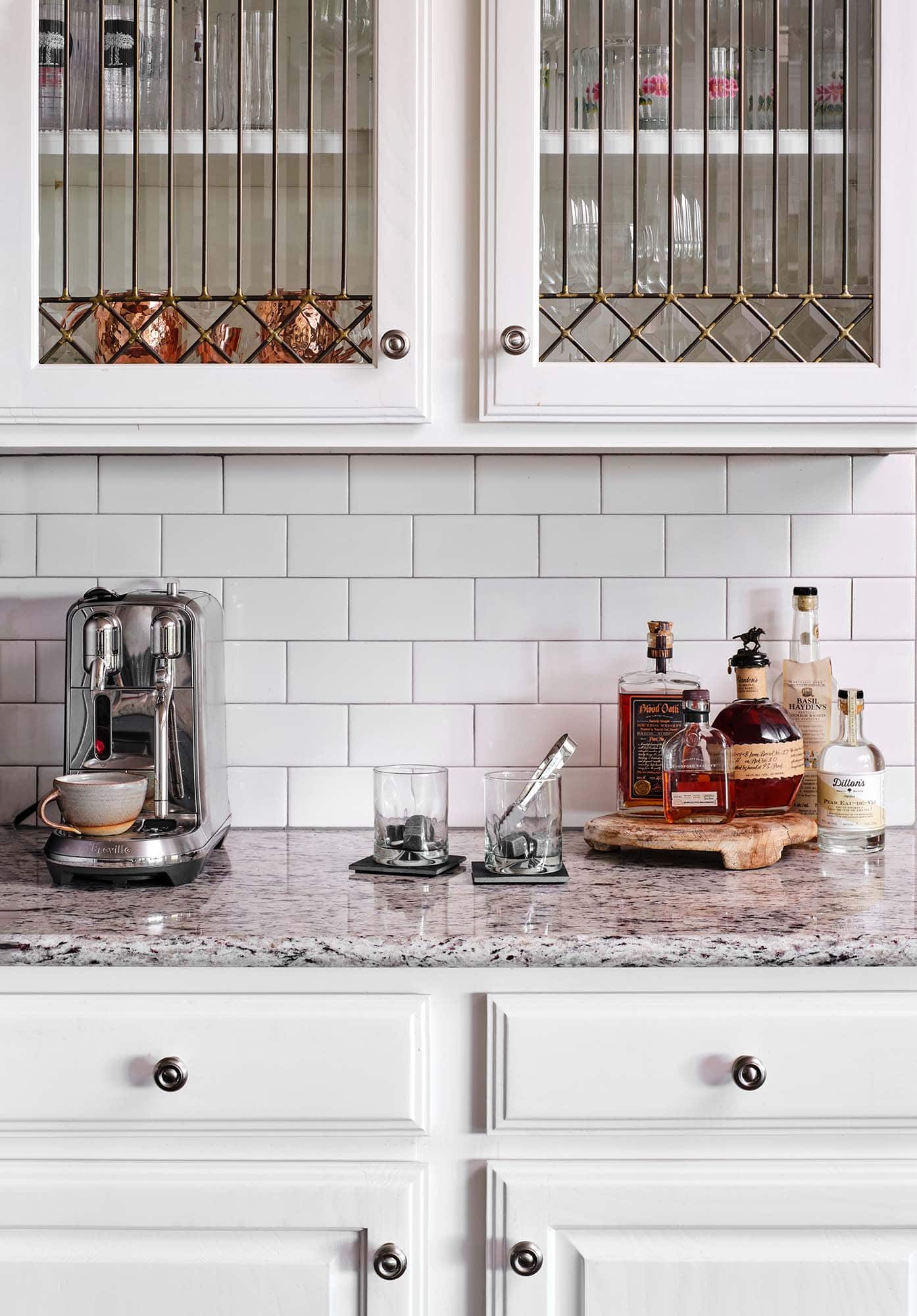 Kitchen cabinets painted in Benjamin Moore Cloud White, Paper Moon Painting San Antonio, TX