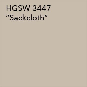 HGSW3447 Sackcloth exterior paint color