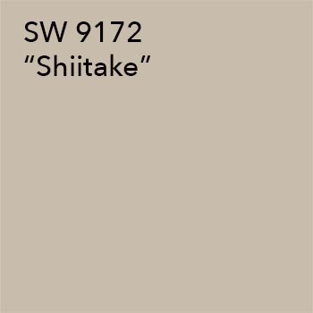 Sherwin Williams SW 9172 Shiitake exterior paint color