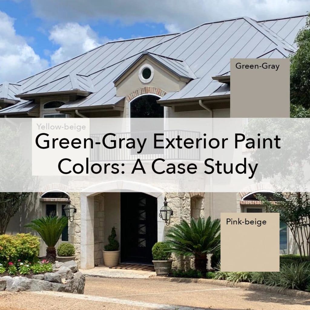 Green gray exterior paint colors, case study blog