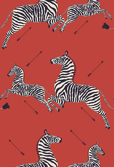scalamandre-zebras-wallpaper-wallcovering-red