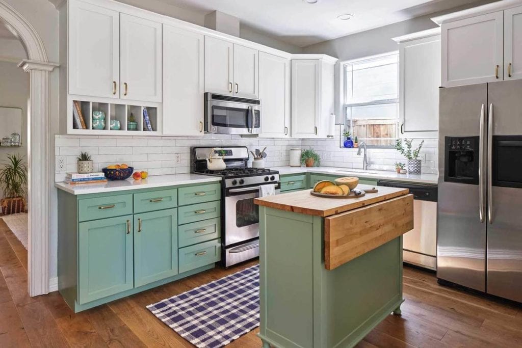 two-tone-white-and-green-to-make-your-kitchen-look-more-custom-blog