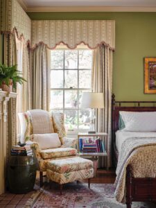 green-bedroom-interior-walls-painted-in-benjamin-moore-whispering-spring