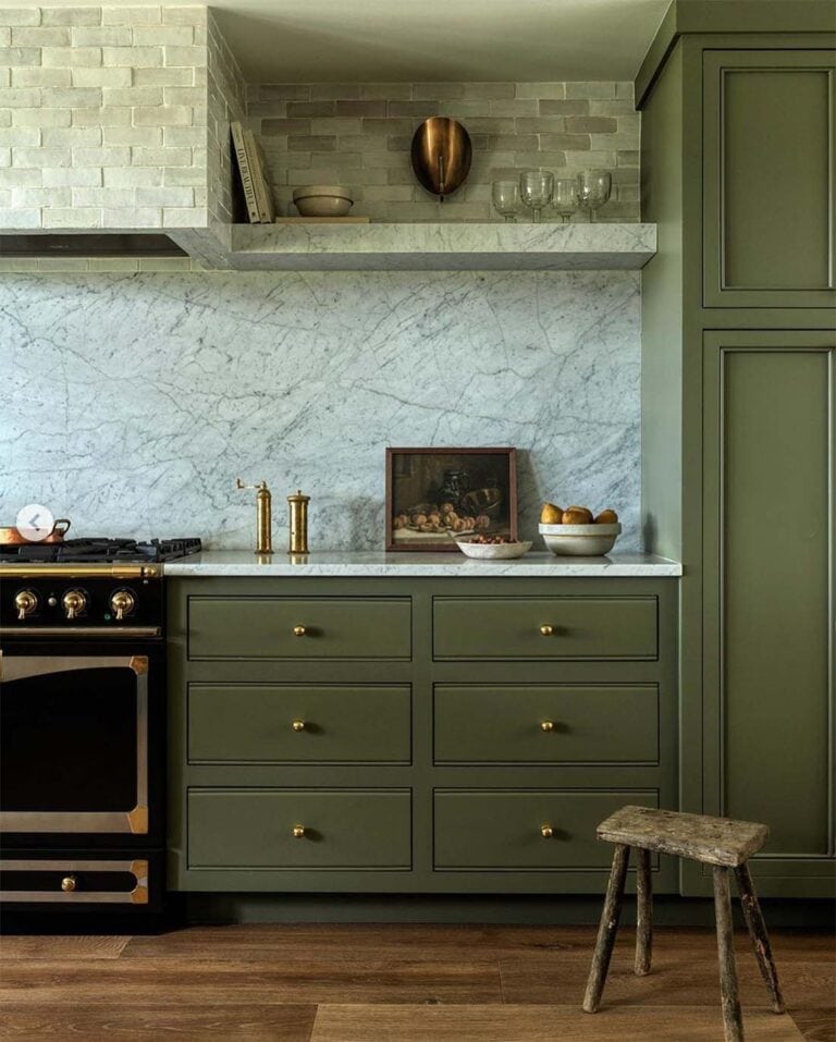 Our Favorite Green Cabinet Paint Colors - Paper Moon Painting