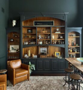 home-bar-shelves-painted-in-sherwin-williams-rookwood-shutter-green