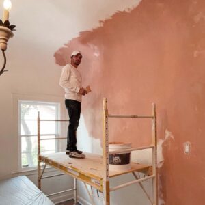 jh-wall-paints-pink-lime-paint-finish-in-progress